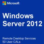 Windows Server 2012 Remote Desktop Services 50 User CALs