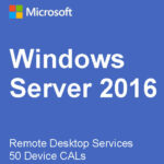 Windows Server 2016 Remote Desktop Services 50 Device connections