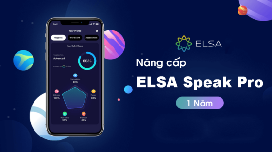 Nâng cấp ELSA Speak Pro 1 Năm