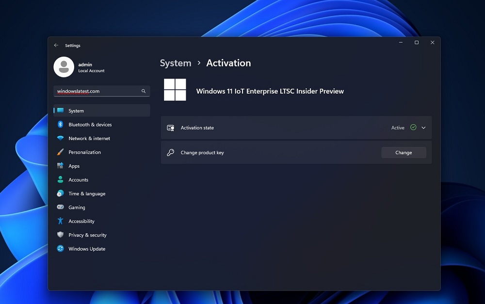 Windows 11 IoT Enterprise LTSC